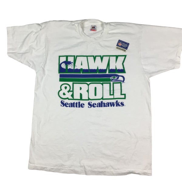 Seattle Seahawks Vintage T Shirt 80s 90s NFL Football Single 