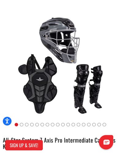 All Star System 7 Axis Catcher's Set - Intermediate