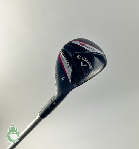 Used Right Handed Callaway X Hot 4 Hybrid 22* 50g Ladies Graphite Golf Club