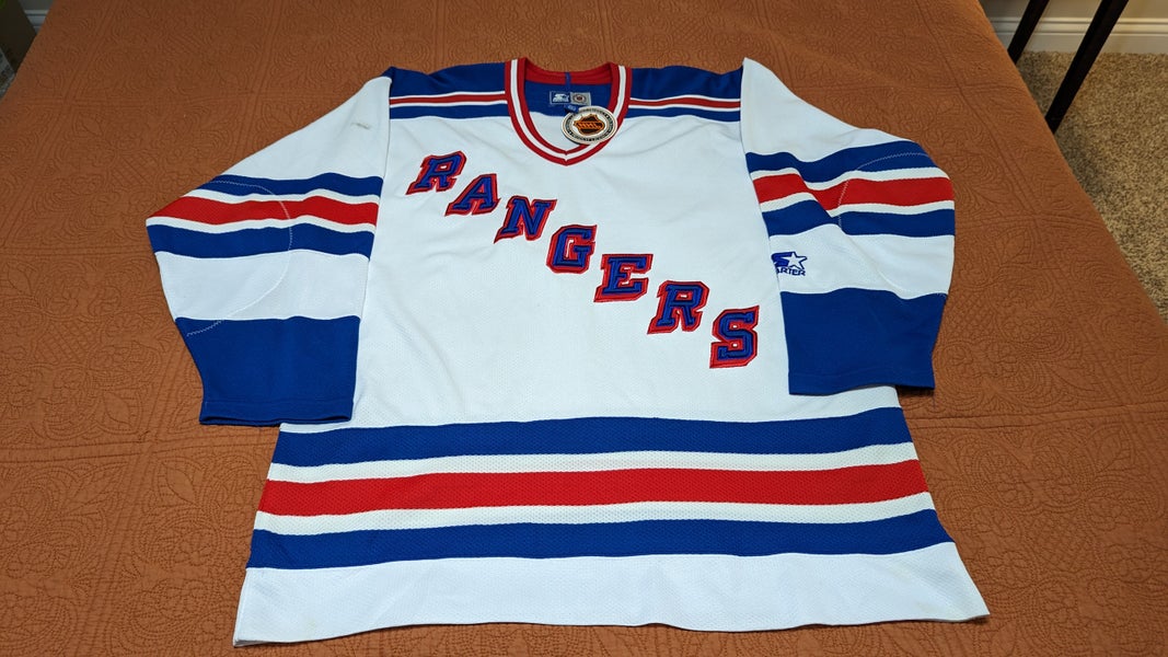 Vintage New York Rangers White Size XL Men's Starter Jersey