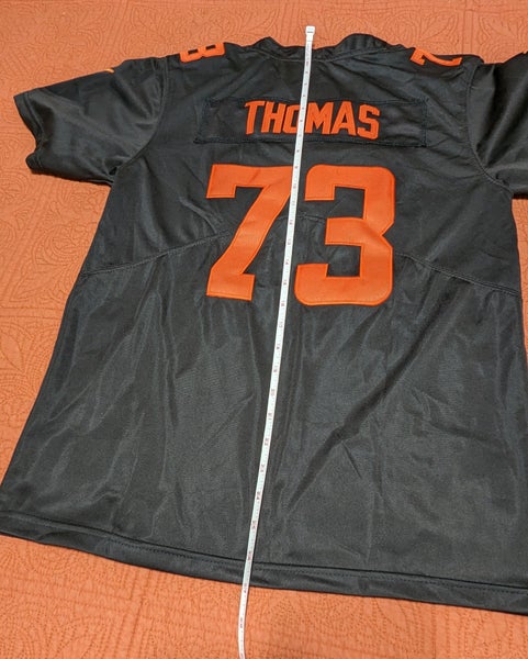 Elite Men's Joe Thomas Orange Alternate Jersey - #73 Football Cleveland  Browns