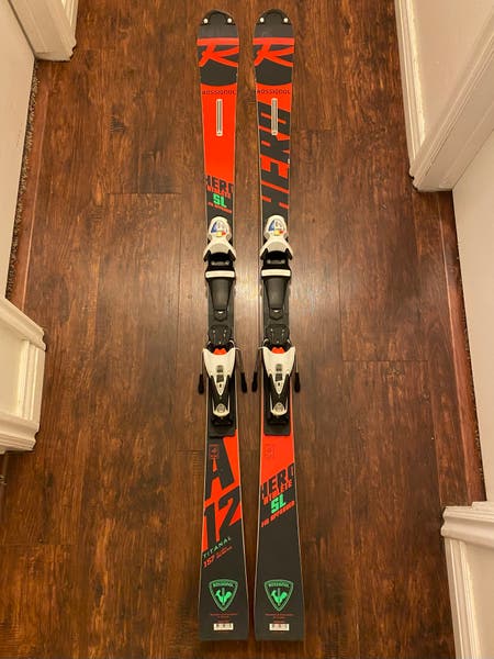 Used 2020 Rossignol 157 cm Racing Hero FIS SL Pro Skis With