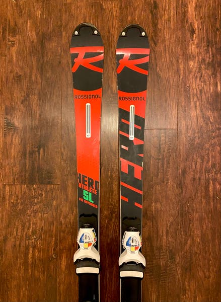Used 2020 Rossignol 157 cm Racing Hero FIS SL Pro Skis With