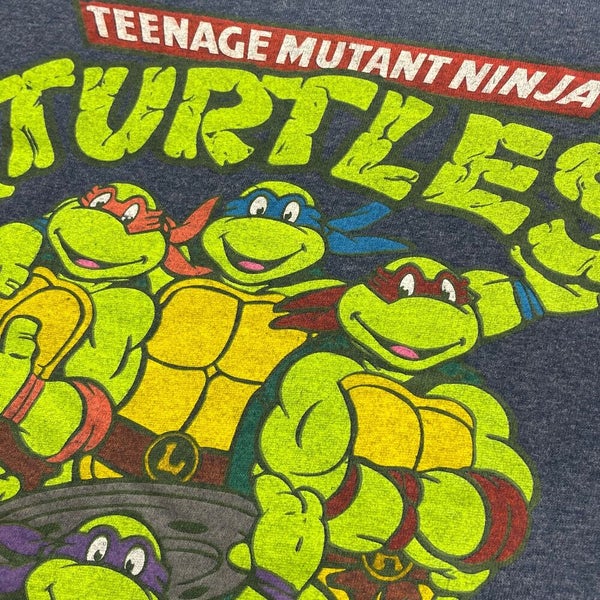 Teenage Mutant Ninja Turtles Shirt Men Small Adult Green Cartoon TV Show  TMNT