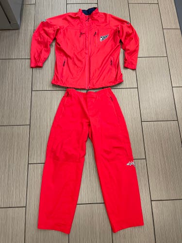 Washington Capitals Pro Stock Rink Jacket and Pants Coach Reverse Retro