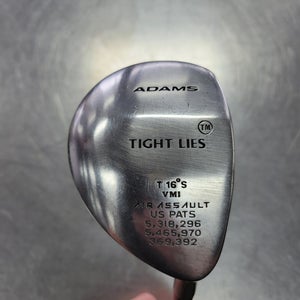 Used Adams Golf Tight Lies 16 Deg 3 Wood Stiff Flex Graphite Shaft Fairway Woods