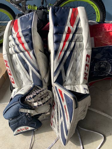 CCM E4.9 Goalie Set 30+1 w/ Bauer JR Large Pants