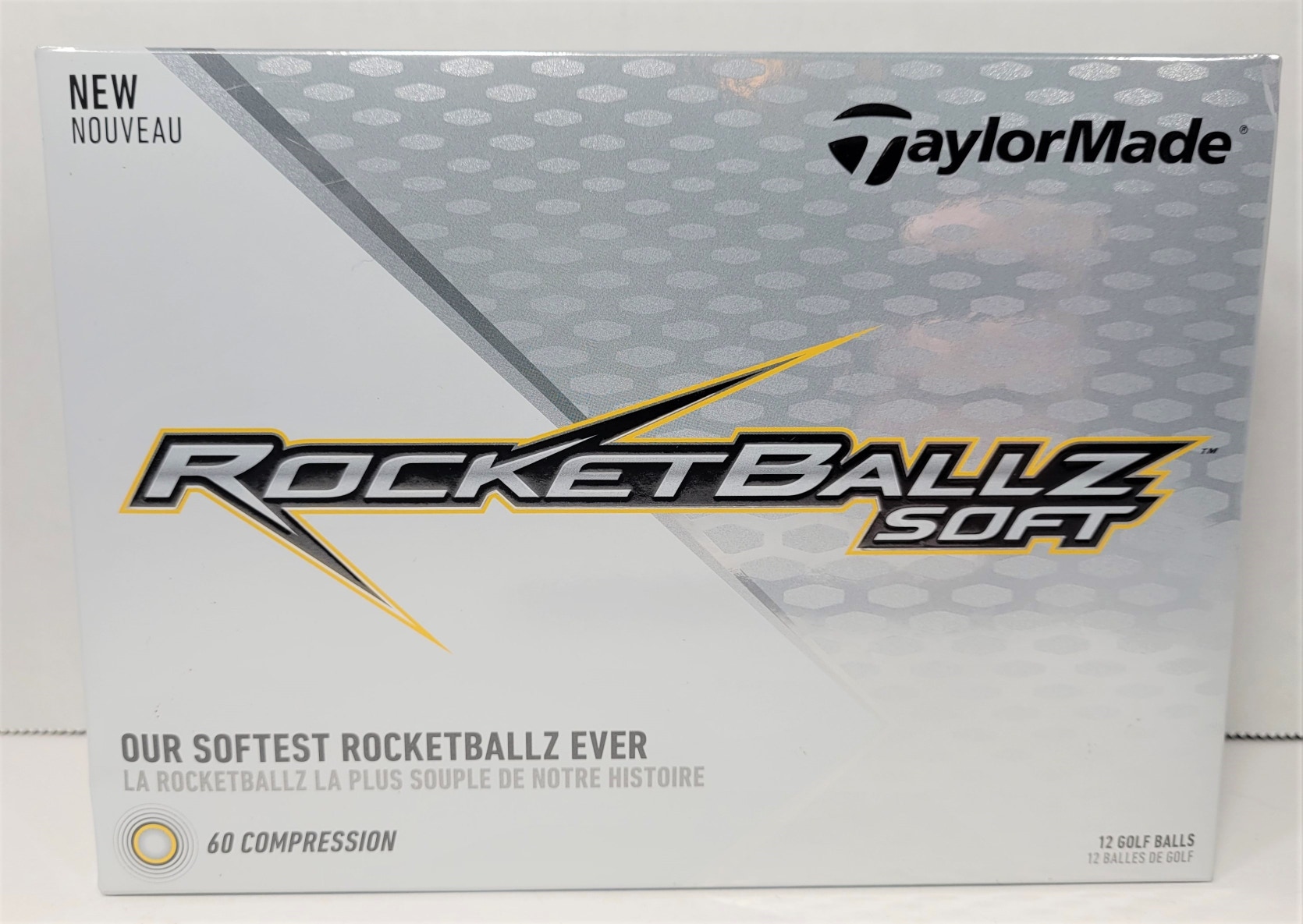New TaylorMade RocketBallz Soft Balls 12 Pack (1 Dozen) White