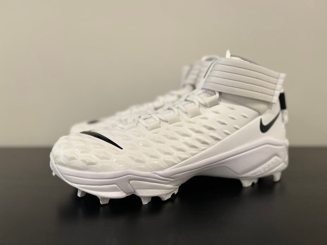 Nike Force Savage Pro 2 Shark White Football Cleats Size 15 WIDE - CK2823-100