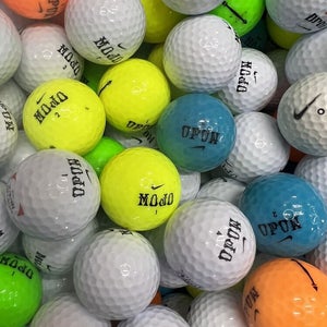 12 Near Mint AAAA Nike Mojo Golf Balls, Assorted Colors