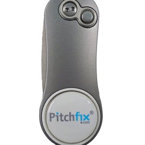 NEW Pitchfix Hybrid 2.0 Silver/Blue Divot Tool/Ballmarker/Pencil Sharpener