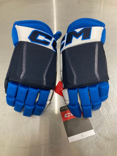 New CCM HG97 Gloves 14" Pro Stock Winnipeg Jets