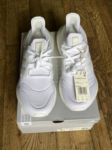 Adult Adidas Ultraboost 22 White Running Shoes