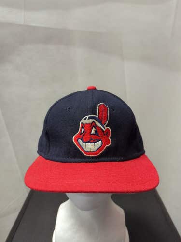 Vintage Cleveland Indians Chief Wahoo Sports Specialties Fitted Hat 6 7/8 MLB