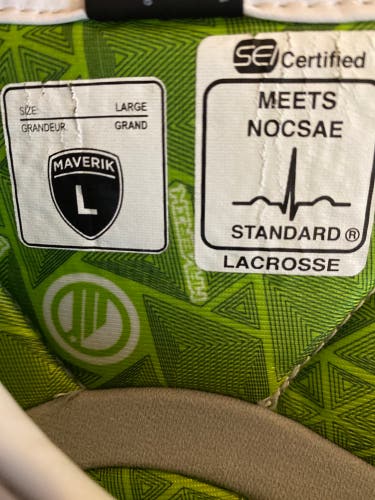 Used Large Maverik MAX EKG Shoulder Pads