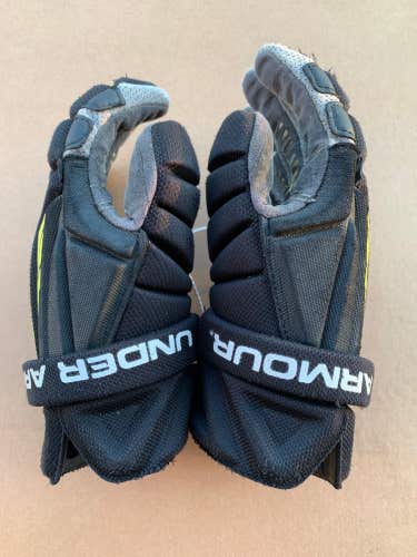Used Under Armour Lacrosse Gloves 10"