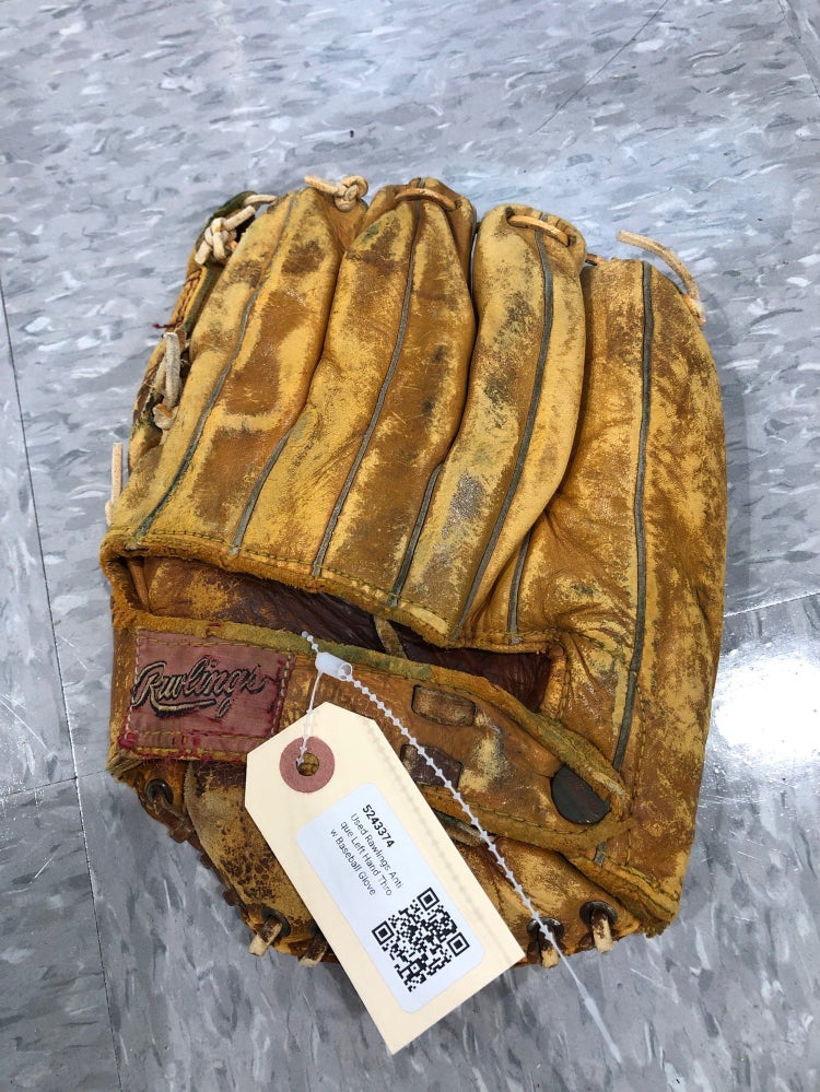 Used Rawlings Antique Left Hand Throw Baseball Glove