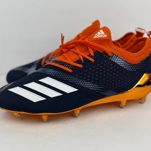 Size 11.5 Adidas Adizero 5-Star 7.0 Football Cleats Orange/Navy Blue B44943
