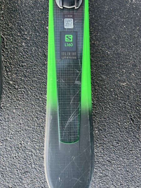 Gezondheid Omleiding Actie Used Salomon XDR 78 ST Skis With Bindings (151 160 Cm)