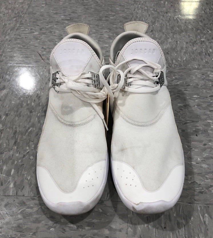 White Adult Used Men's 12.0 (W 13.0) Air Jordan Lunarlon Shoes