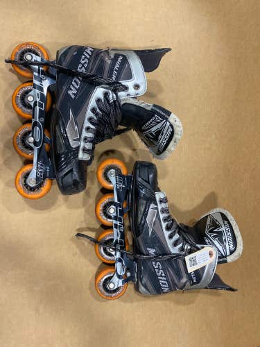 Used Mission Inhaler NLS6 Inline Skates E&W (Wide) 9.0