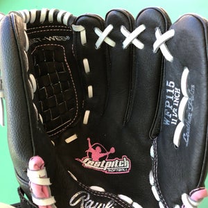 Used Rawlings Fastpitch Right-Hand Throw Infield Softball Glove (11.5")
