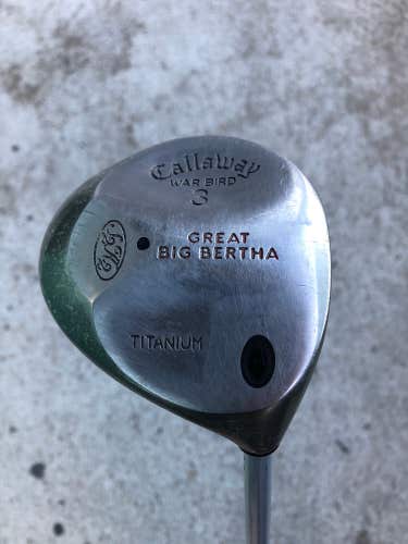 Used Men's Callaway Great Big Bertha War Bird Right-Handed Golf 3 Wood