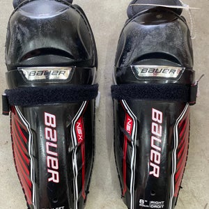 Used Bauer NSX Shin Pads 8"