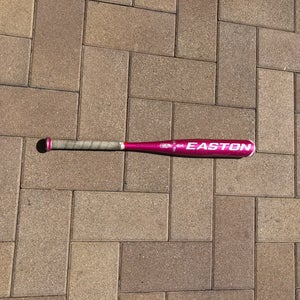 Used Easton Pink Sapphire Alloy Bat -10 16OZ 26"