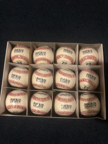 New Rawlings 12 Pack (1 Dozen) Babe Ruth  Baseballs