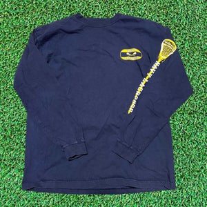 Vintage Navy Lacrosse Long Sleeve Shirt