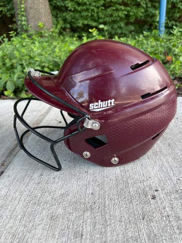 Used Medium Schutt Batting Helmet