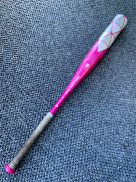 Used Easton Pink Sapphire Alloy Bat -10 19OZ 29"