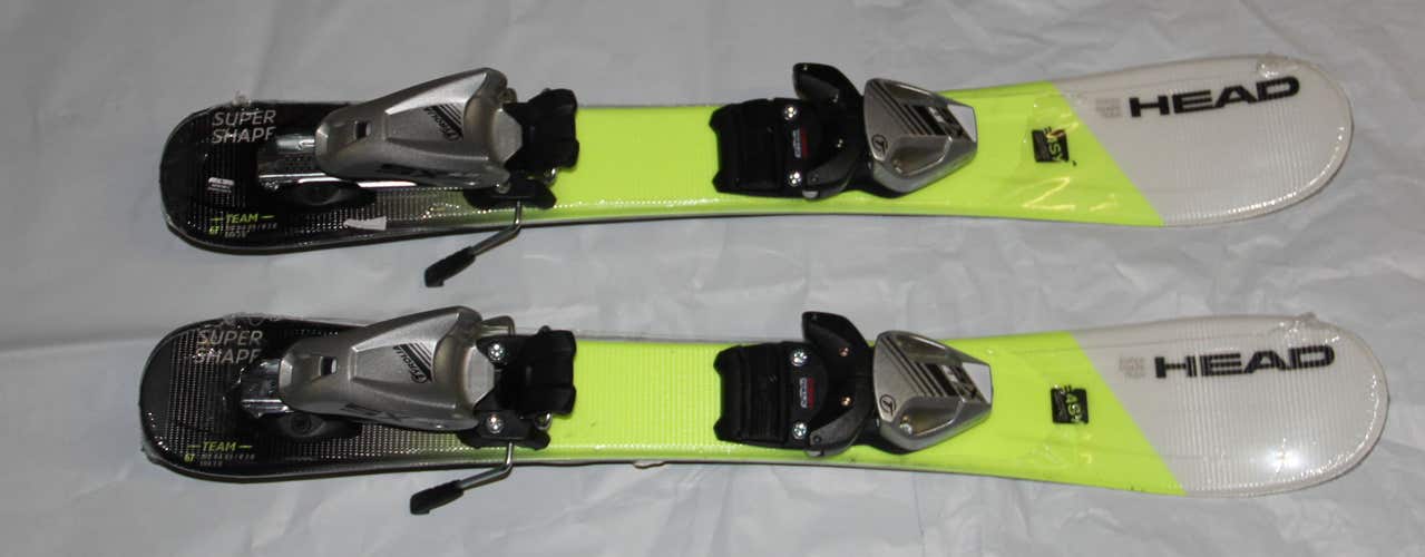NEW 2023 67 cm NEW 67cm HEAD Supershape team Easy kids skis 67cm + adjustable bindings SX4.5