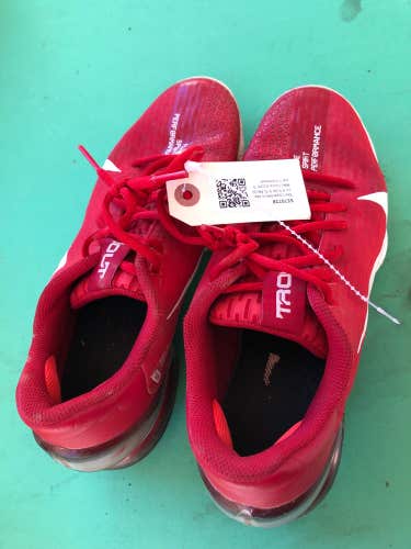 Red Used Men's Men's 8.5 (W 9.5) Metal Nike Force Zoom Trout 7 Footwear