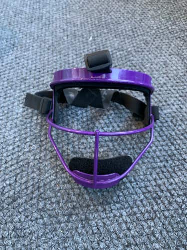 Used Purple Rip-It Softball face guard