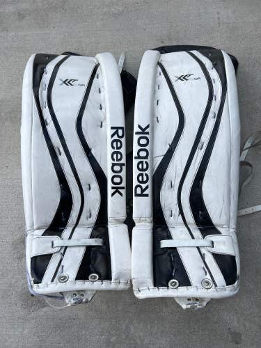 Used 33" Reebok XT24 Goalie Leg Pads