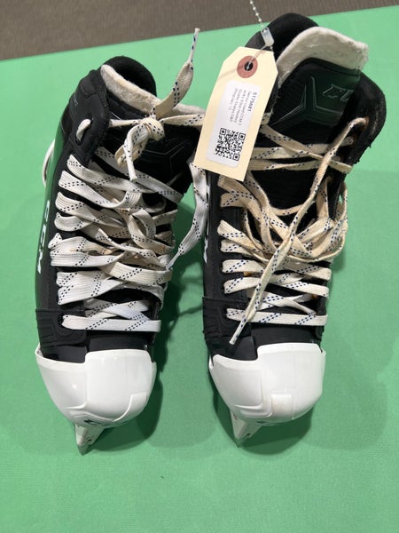 Senior Used CCM Tacks 9060 Hockey Goalie Skates D&R (Regular) 10