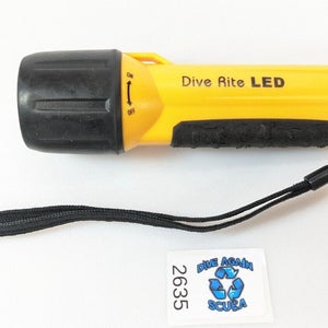 Dive Rite LED Underwater Scuba Diving Torch Light Flashlight 4x AA         #2635