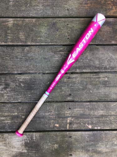 Used 2018 Easton Pink Sapphire (28") Alloy Softball Bat - 18OZ (-10)