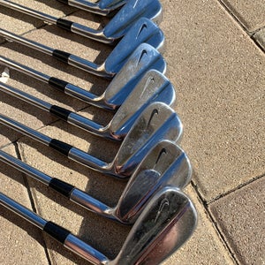 Used Men's Nike Forged Blades Right Iron Set Regular Steel