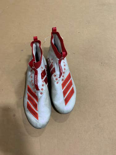 White Adult Used Men's Men's 15.0 (W 16.0) Molded Adidas Cleats