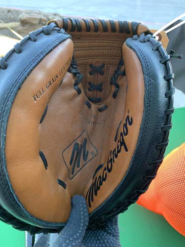 Used MacGregor Left Hand Throw Catcher's Glove 32"