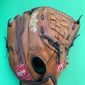 Used Rawlings Renegade Right Hand Throw Outfield Baseball Glove 12.5"