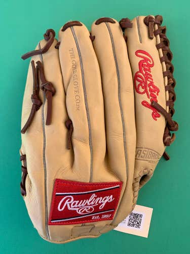 Used Rawlings Gold Glove Elite Right Hand Throw Outfield Baseball Glove 12.75"