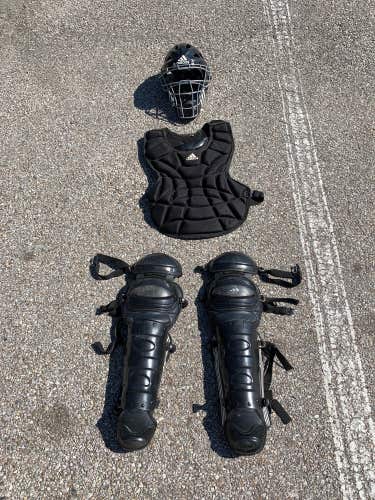 Used Large Adidas Catcher's Set