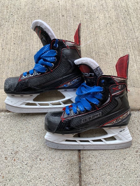 Youth Used Bauer Vapor X2.7 Hockey Skates D&R (Regular) 13.5