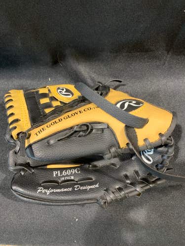 Used Rawlings Left Hand Throw Infield Baseball Glove 10"