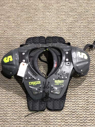 Used Large Schutt DS Flex Shoulder Pads