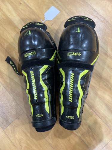 Used Warrior Alpha QX4 Shin Pads